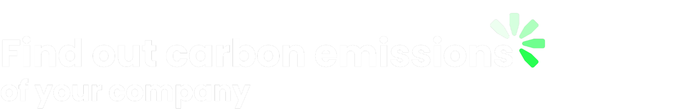 Find out carbon emissions of your company